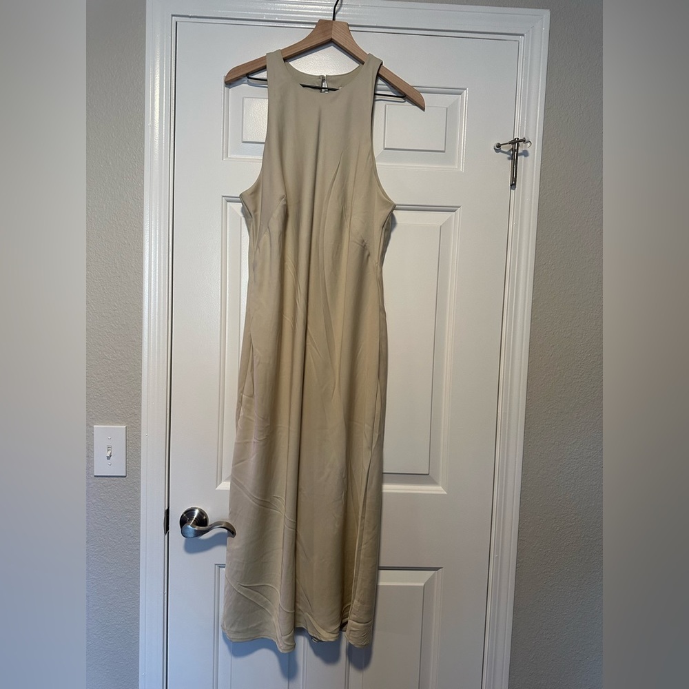 A New Day Satin Nude Dress